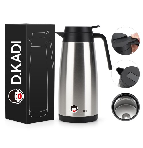 Hot Sale 0.5L/1L/1.5L Vacuum Insulated Thermos Tea Coffee Pot for Coffee Pot Thermal Coffee Kettle