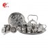 Elegant Appearance Hot Sale 12 Pcs Stainless Steel Tea Sets