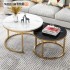 Modern Nordic Coffee Table Living Room Simple Tea Table Set Small Light Luxury Apartment Table White Black