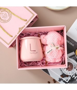 Light Luxury Mug Set Packaging Gift Box And Bag Ceramic Coffee Cups Packing Gift Box