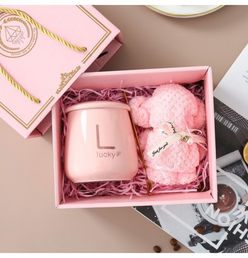 Light Luxury Mug Set Packaging Gift Box And Bag Ceramic Coffee Cups Packing Gift Box